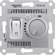 Фото - Терморегулятор Schneider Regulator temperatury Sedna 5-30 °C aluminium  (SDN6000160)