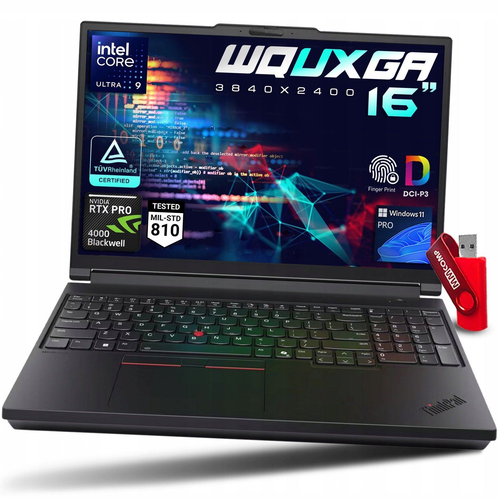 Lenovo ThinkPad P16 G3 Ultra 9 / 64 GB / 8 TB / RTX (21RQCTO1WW)