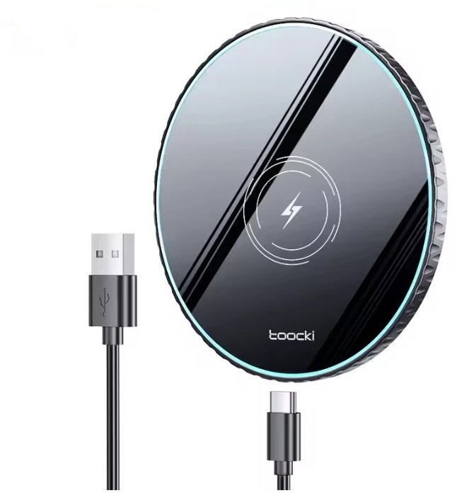 Ładowarka CSL-Computer Ładowarka bezprzewodowa szybka TOOCKI 15W