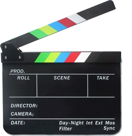 Commlite Klaps Filmowy 30x25cm / Kolor / Na Pisaki - Mazaki