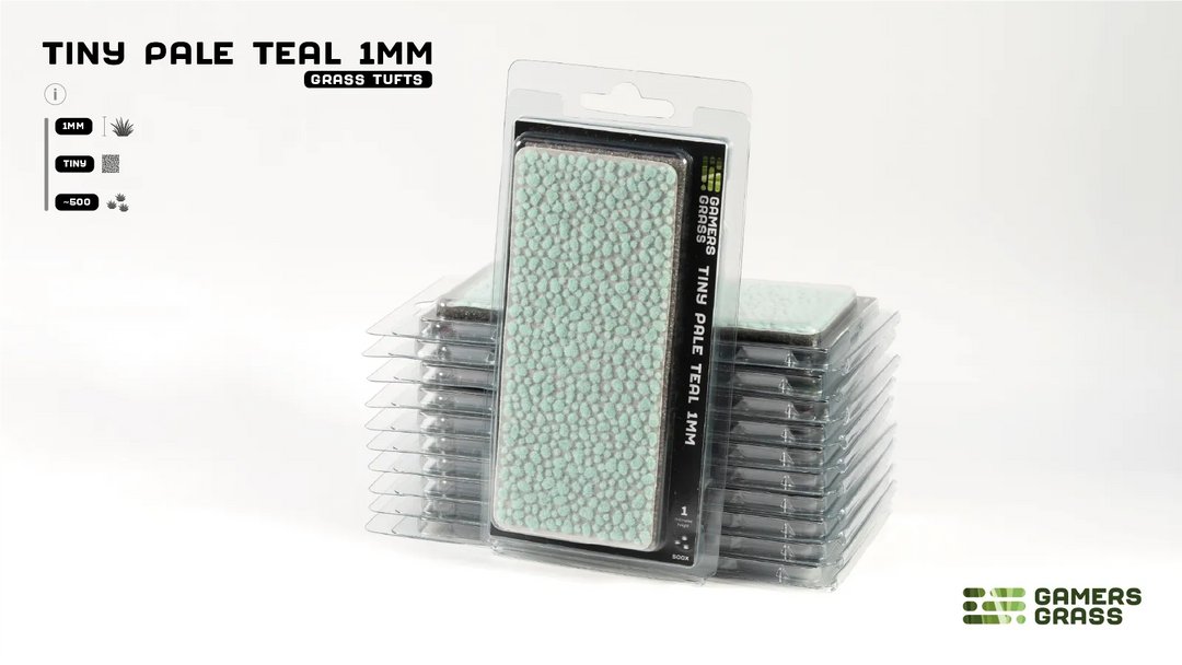 Gamers Grass Gamers Grass: Tiny Tufts - Tiny Pale Teal 1mm