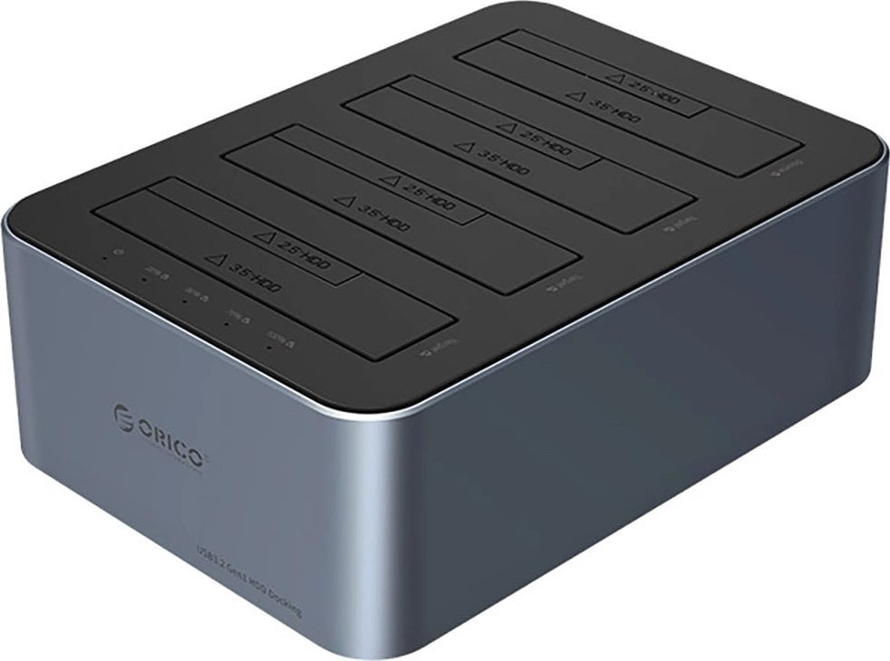 Stacja dokująca Orico Stacja dokująca na 4 dyski z funkcją klonowania offline 2,5"/3,5" SATA HDD/SSD...