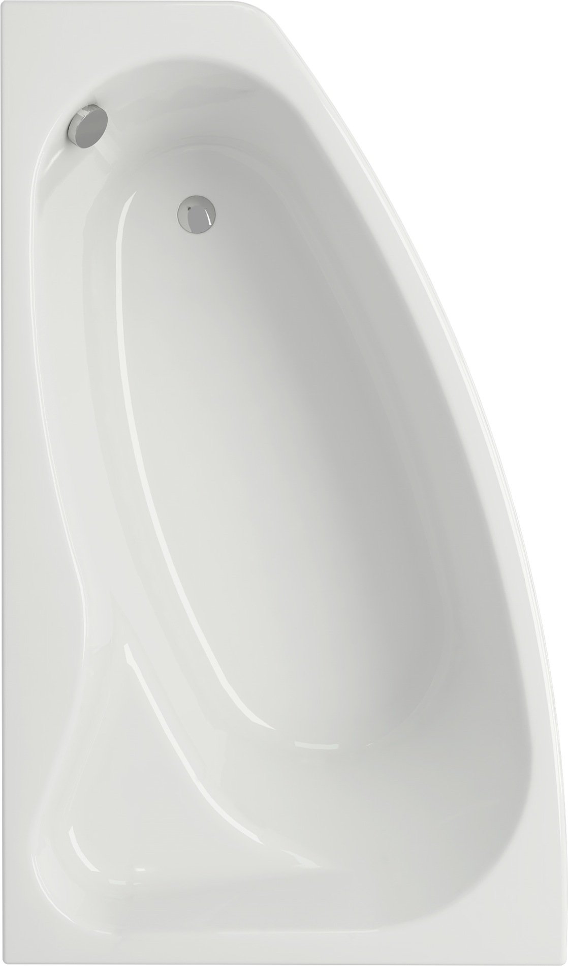 Wanna Cersanit Sicilia narożna asymetryczna lewa 170 x 100cm (S301-097)