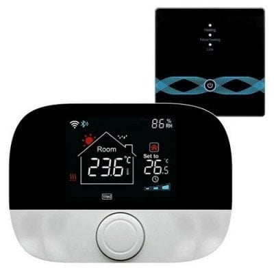 Tuya TUYA Programowalny termostat do kotła gazowego, Wi-Fi, RF, 3A