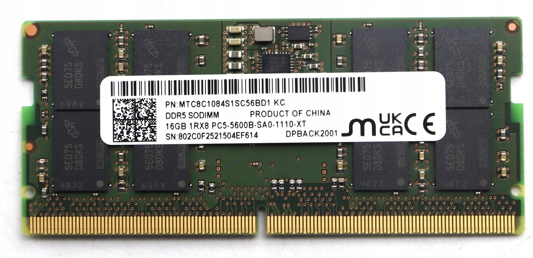 Lenovo DDR5, 16 GB, 5600MHz (5M31L87445)
