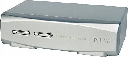 Zdjęcia - Przełącznik KVM Lindy Przełącznik  Adap  Switch DP 2-Port KVM 