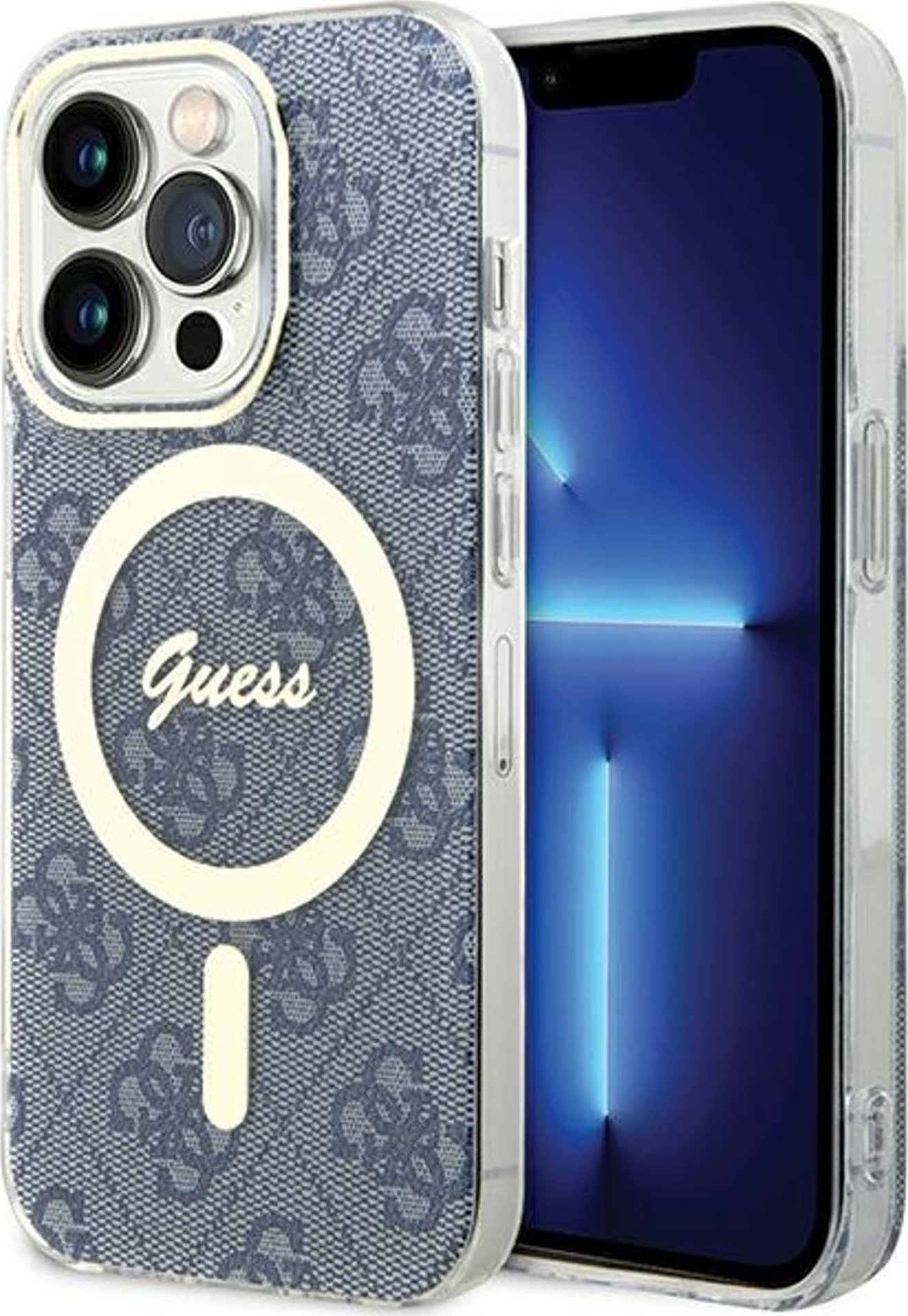 Фото - Чохол GUESS GUHMP15XH4STB iPhone 15 Pro Max 6.7" niebieski/blue hardcase IML 4G MagSafe 