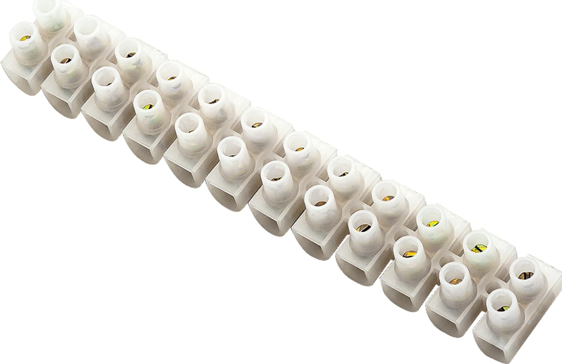 Blow 40-701# Kostka elektryczna 12 pól r= 4mm2 biała