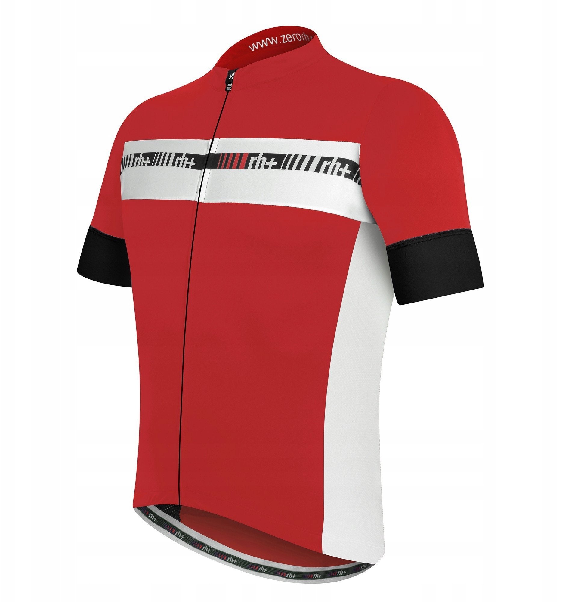 Koszulka rowerowa zeroRH+ Academy FZ red-white-black - M