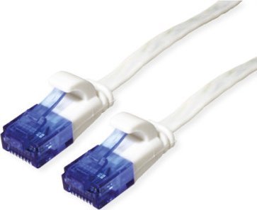 Value VALUE Patchkabel UTP, Cat.6A (Class EA), extra plat, wit, 3 m