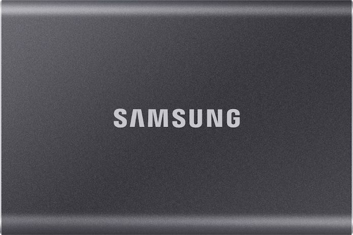 Dysk zewnętrzny SSD Samsung T7 2TB Szary (MU-PC2T0T/WW)