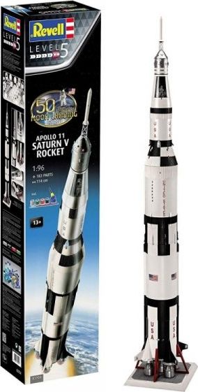 Zdjęcia - Model do sklejania (modelarstwo) Revell Model plastikowy Moon Landing 1/96 Apollo 11 Saturn V 