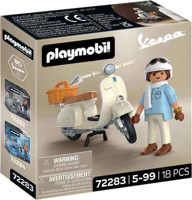 Playmobil Vespa Vespa 80 lat: Classic Style 72283 - Klocki konstrukcyjne