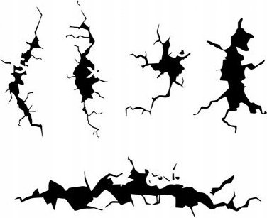 Vallejo : Stencils - Cracked Wall