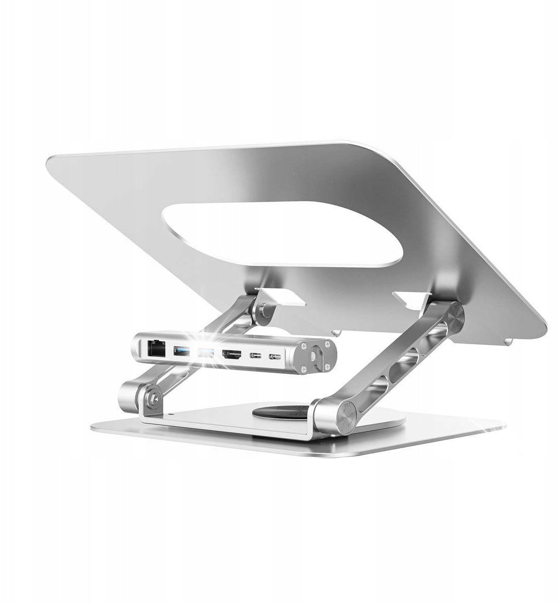 Unitek Unitek Podstawka pod laptop z odłączanym hubem USB-C HDMI 1,4, 4K PD 100W