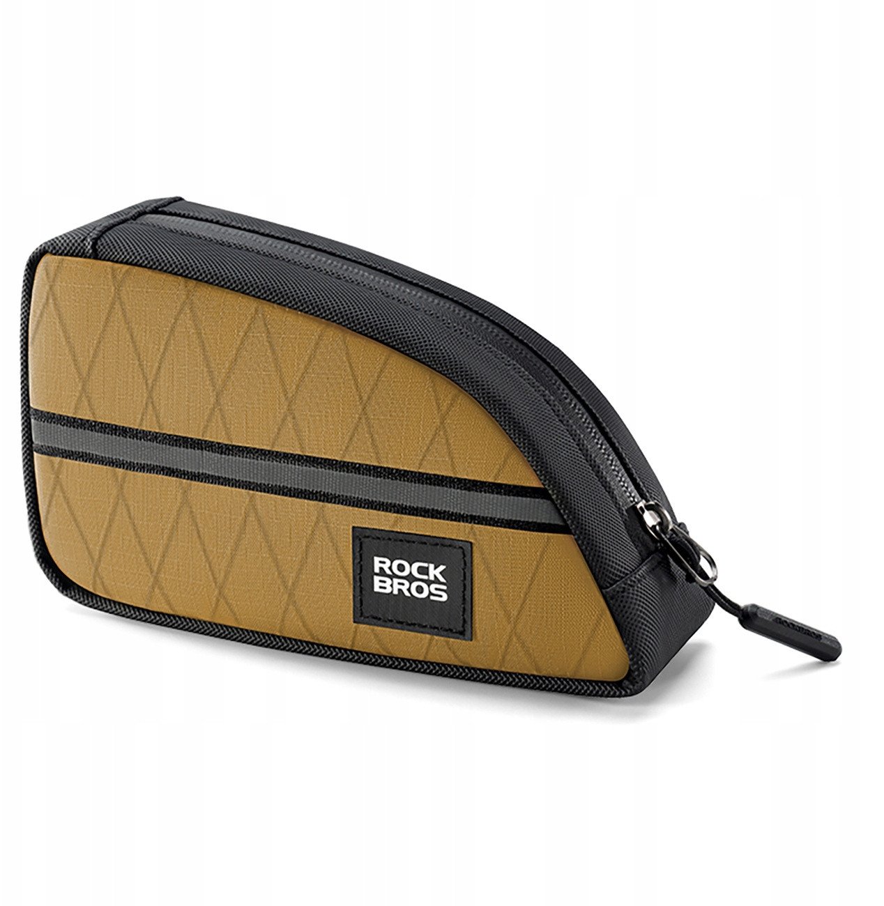 RockBros Torba trójkątna Rockbros na ramę rowerową 0,8l - brązowa