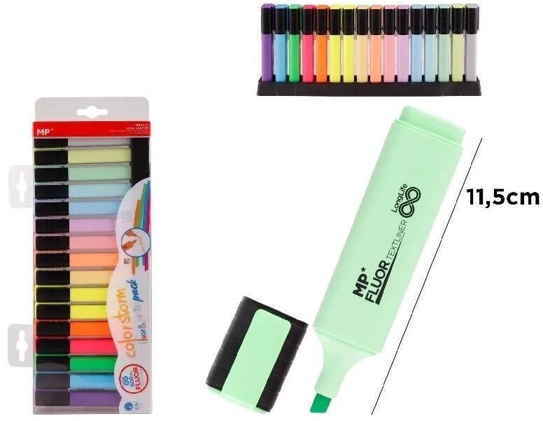 Faber-Castell Zakreślacz fluorescencyjny pastel 16szt