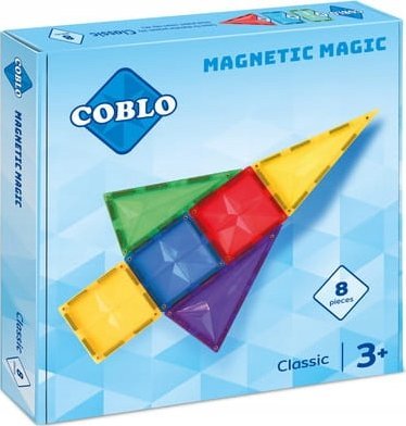 Magnetyczne klocki konstrukcyjne Basic 8 el.
