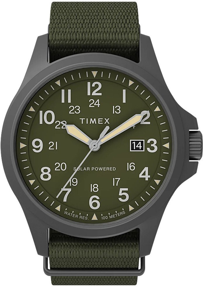 Zegarek Timex Zegarek męski Timex TW2V03700 zielony