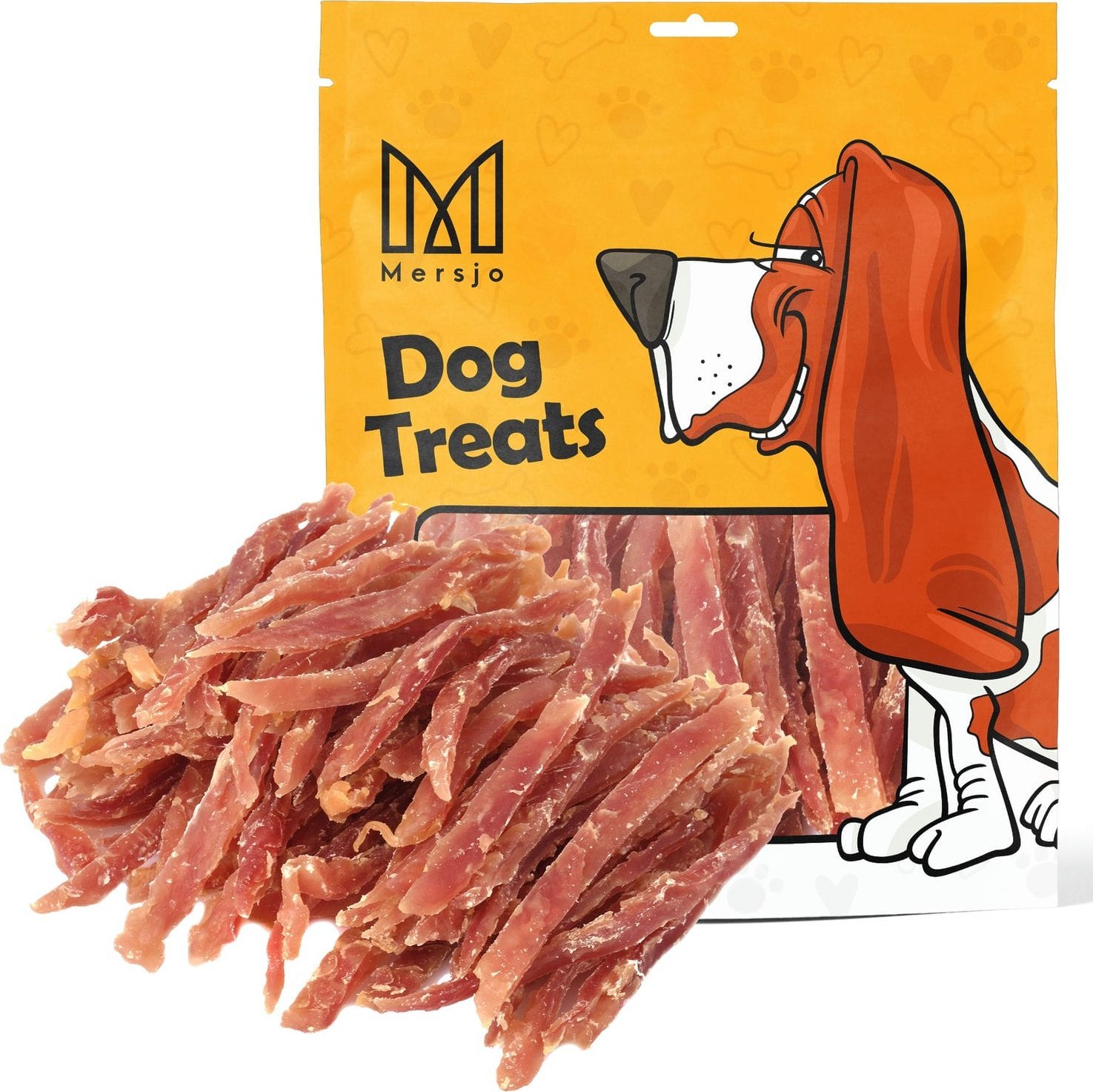 Mersjo Przysmak dla psa - Miękkie paski z kaczki 500g