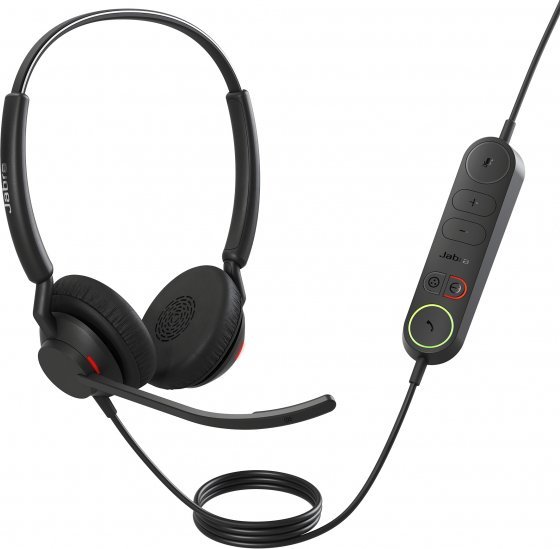 Jabra Engage 40, headset (Kolor: CZARNY, Stereo, UC, USB-A, Inline Link)