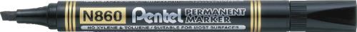 Pentel Marker permanentny N860 ścięta końcówka czarny (42K054A)