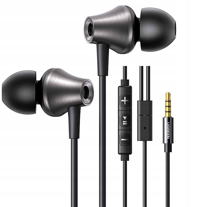 Słuchawki dokanałowe UGREEN 3.5mm EP105 (czarny)