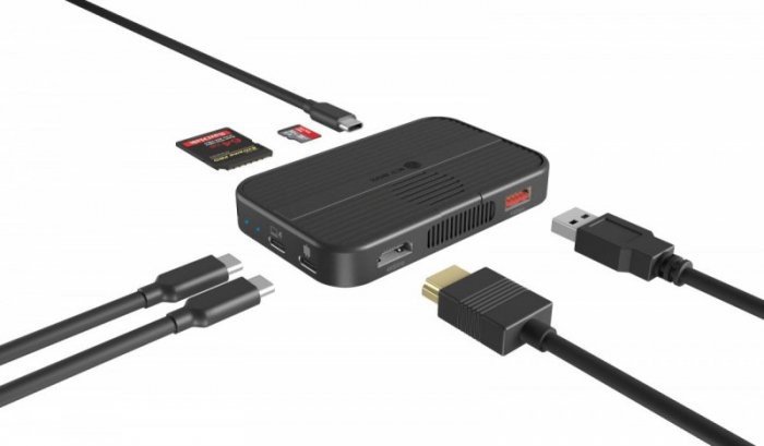Kieszeń Icy Box Slot na NVMe+SATA IB-DK4071M-CU31 7w1