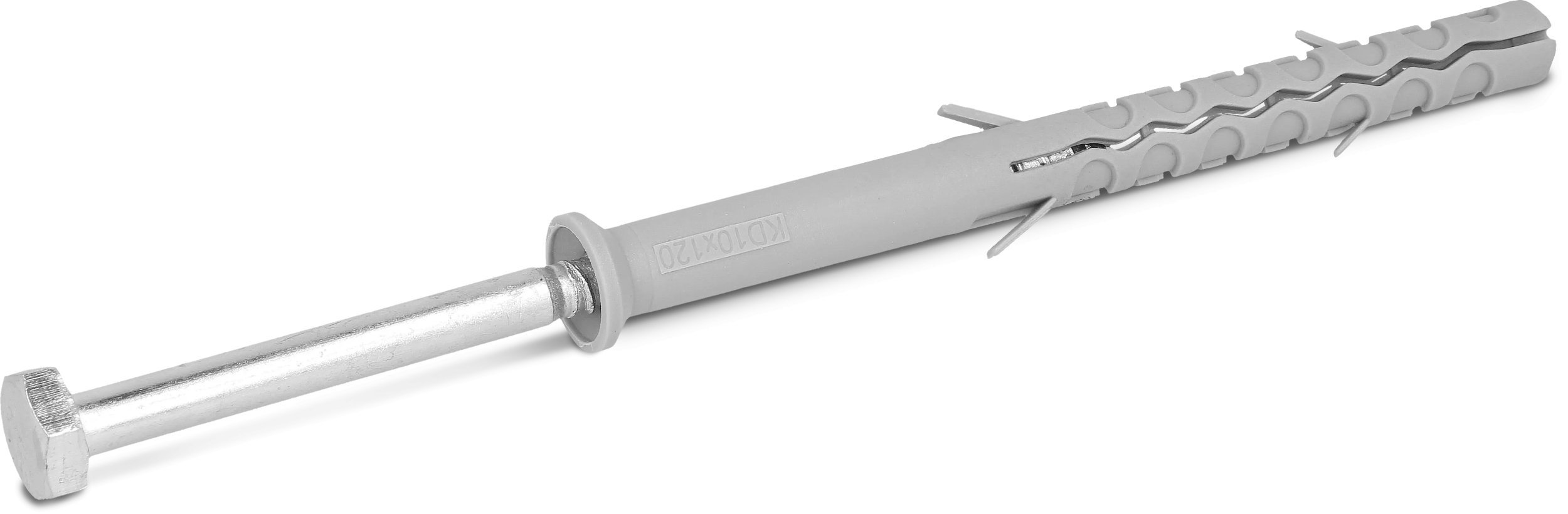 Koelner/Rawlplug Kołek ramowy KD 10 x 100mm z długą strefą rozporu z wkrętem 6-cio kątnym, 12szt - 12bl