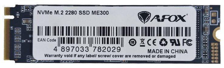 Dysk SSD AFOX ME300 SSD M.2 PCI-EX4 512GB QLC 3.2 GB/S NVME (ME300-512GQN)