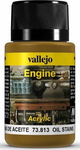 Vallejo Engine Effects Oil Stains / Olej Silnikowy uniwersalny