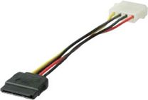 Goobay Molex - SATA, 0.15m, Wielokolorowy (50674)