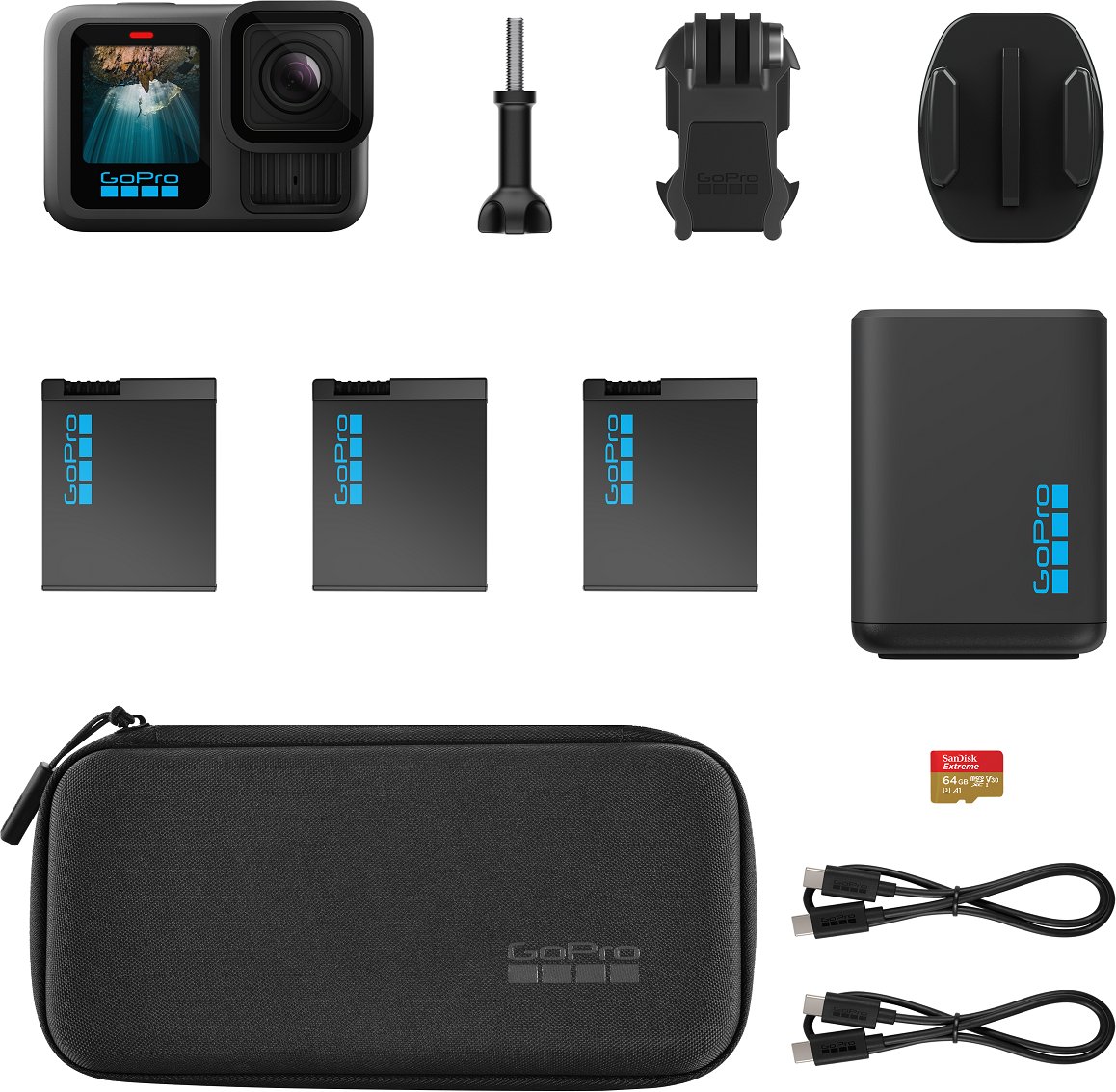 Kamera GoPro Hero 13 Power Bundle czarna
