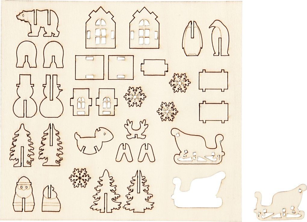 Creativ Company Do złożenia Zimowy Krajobraz