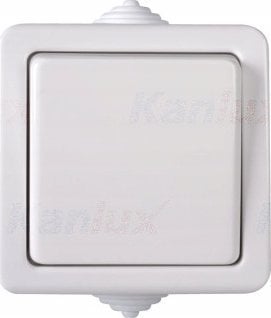 Kanlux TEKNO Łącznik zwierny 051021102 250V biały IP54 33498