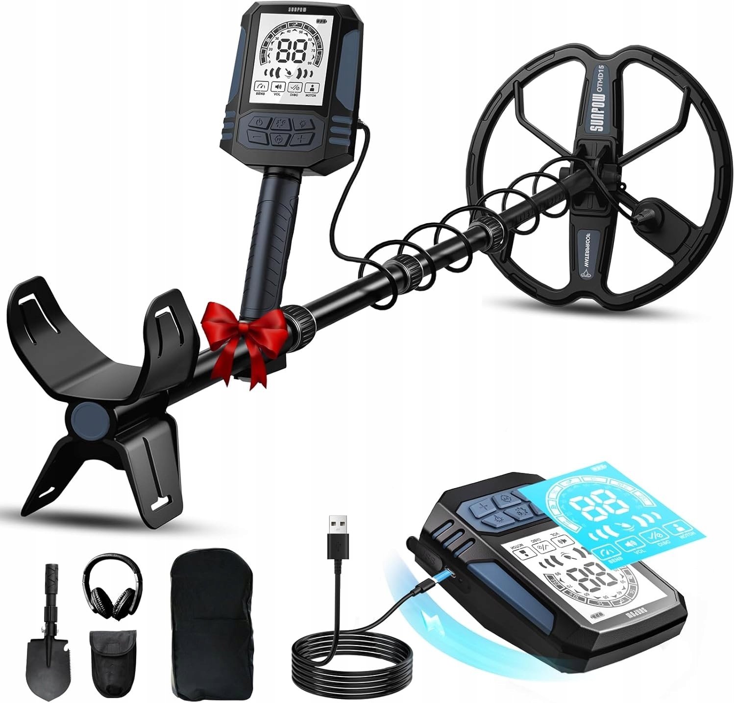 Beurer Wykrywacz metalu Dual-D 11" 35 h pracy 4 tryby wyszukiwania