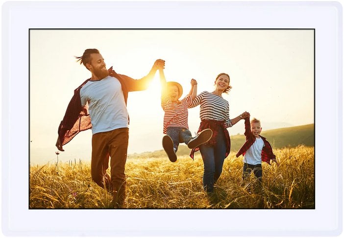 Ramka cyfrowa Rollei 100 cyfrowa ramka na zdjęcia Biały 25,6 cm (10.1") Ekran dotykowy Wi-Fi