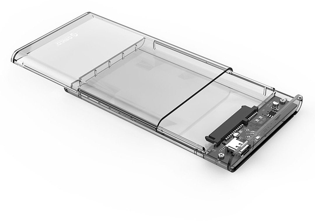 Kieszeń Orico Kieszeń obudowa na dysk 2139C3 2.5'' HDD / SSD USB-C 5Gb/s - przezroczysta ORICO