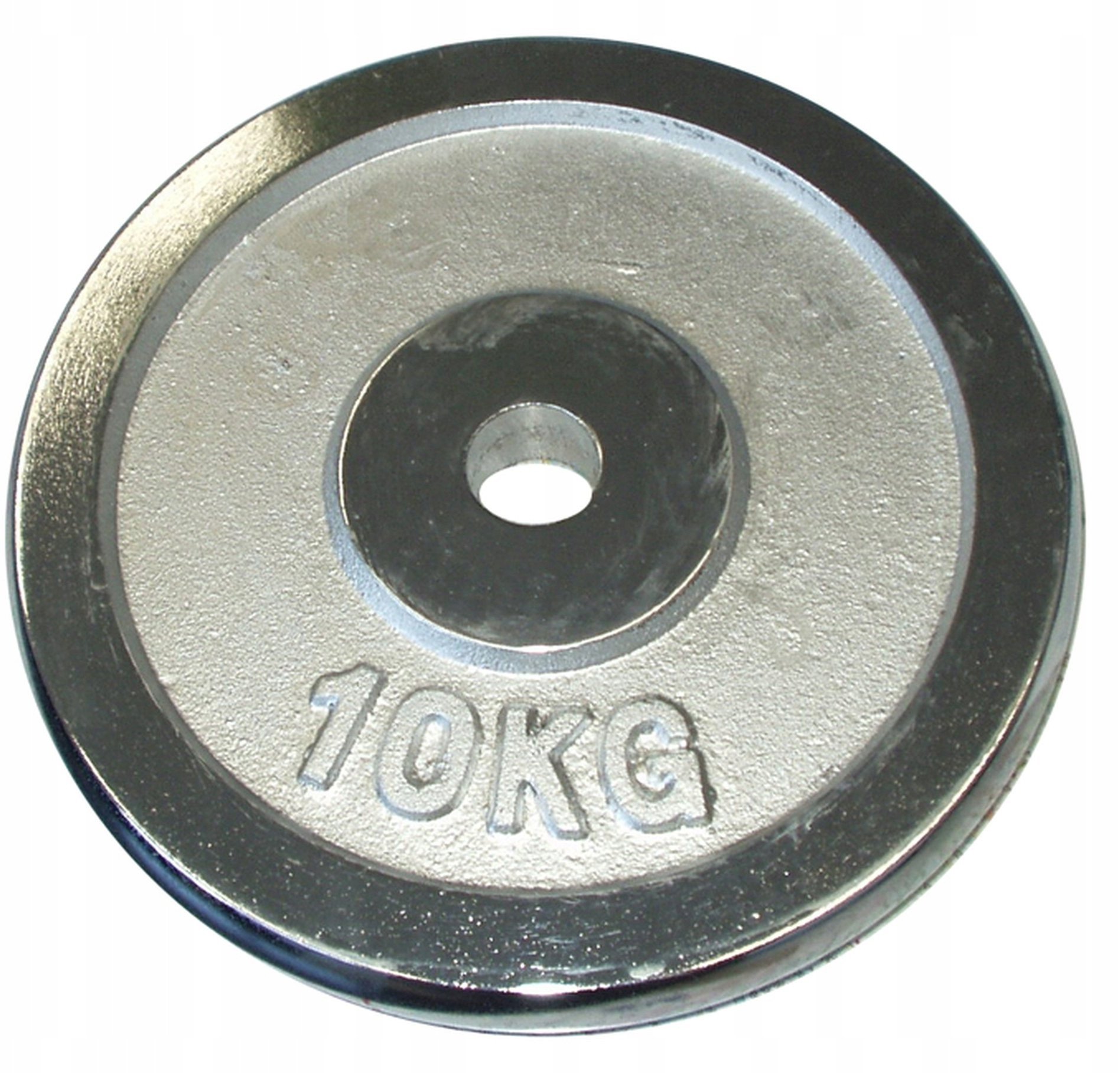 Obciążenie Talerz Chromowany do Gryfów Ćwiczeń KUBISPORT 10 kg 30 mm