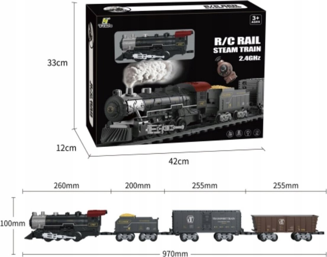 Kolejka Elektryczna Fenfa RC Pilot 2,4GHz Lokomotywa Pociąg Towarowy