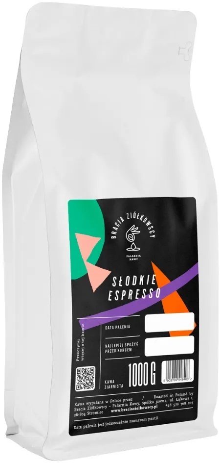 Bracia Ziółkowscy - kawa ziarnista Słodkie Espresso 1 kg