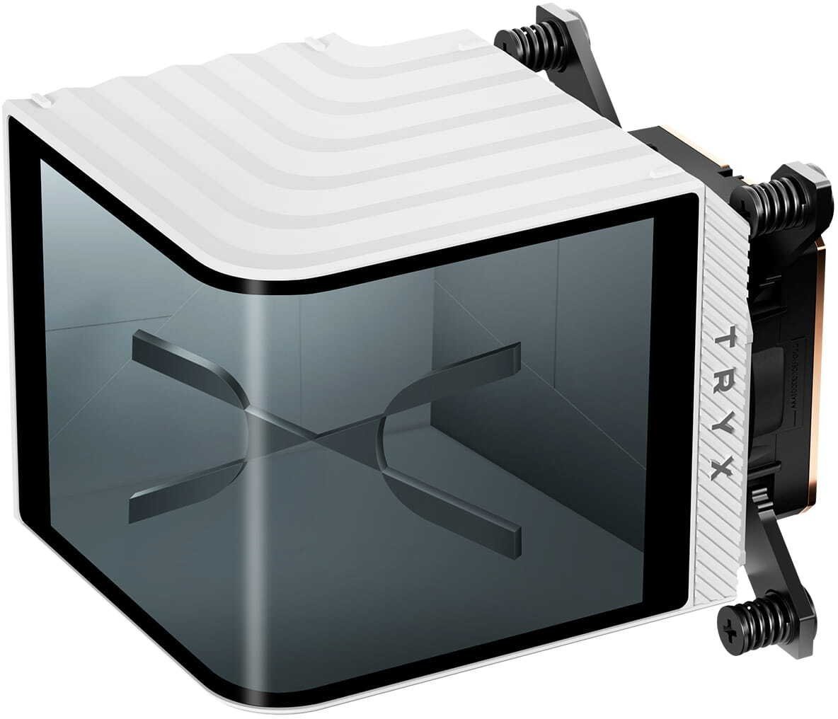 TRYX TRYX Panorama CPU-Wasserblock, AMOLED-Display, Intel- und AMD-Sockel - weiß