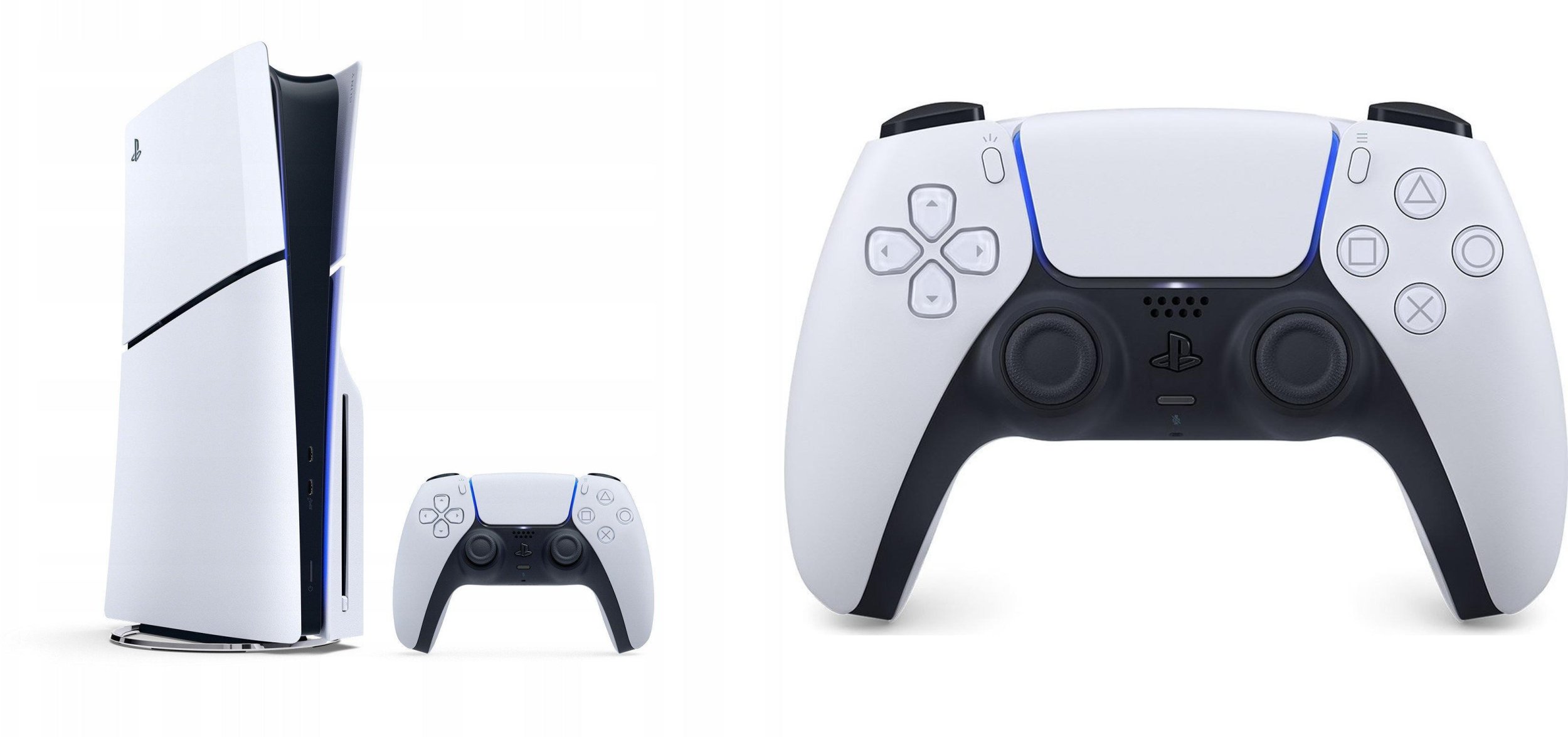 Sony 5 E Chassis Slim + Playstation 5 DualSense Biały