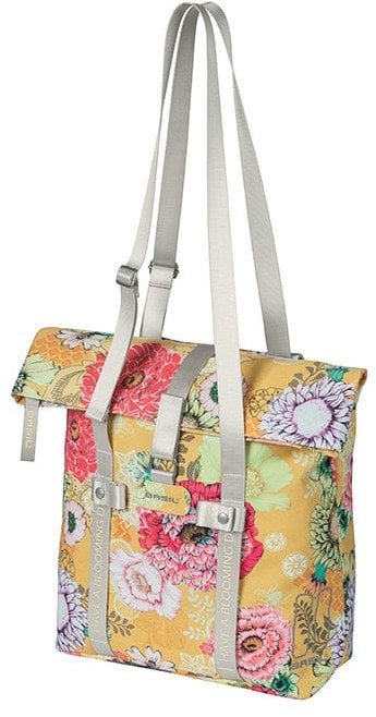 Basil Torba na bagażnik bagażnik BASIL BLOOM FIELD SHOPPER 15-20L, honey yellow (NEW 2024)