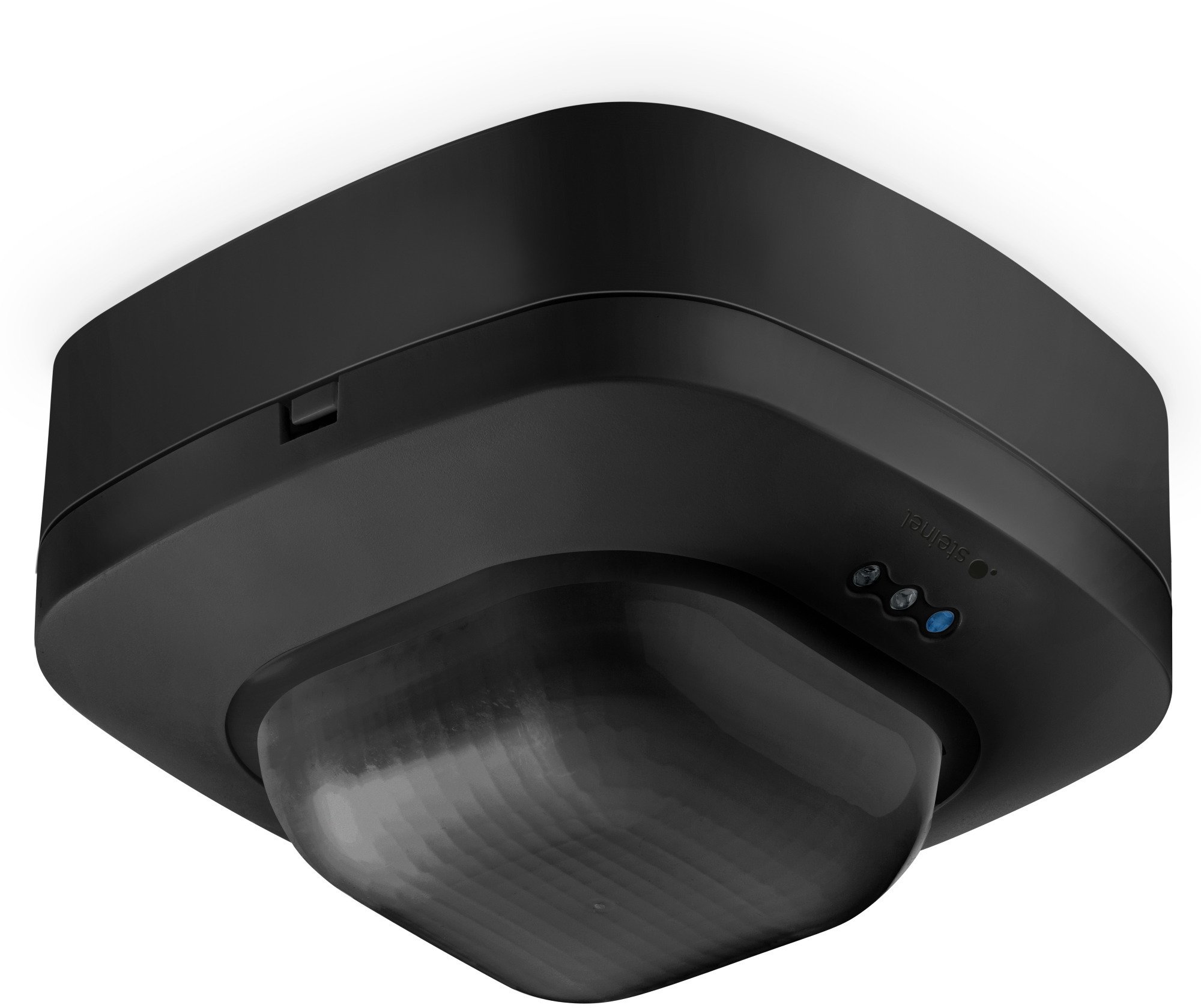 Czujnik obecności i zmierzchu Steinel IR Quattro HD 24m COM1 natynkowy IP20 kwadrat czarny