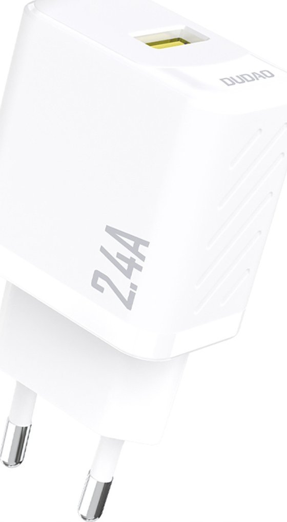 Ładowarka Dudao A23 2.4A USB-A - biała
