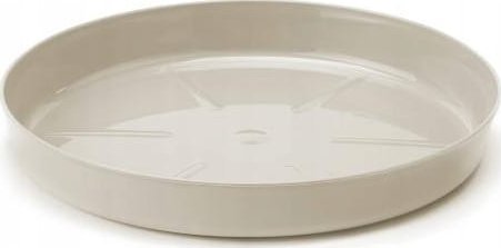 Podstawka pod doniczkę bawełna 16,9x2,4 cm Plastikowa beżowa