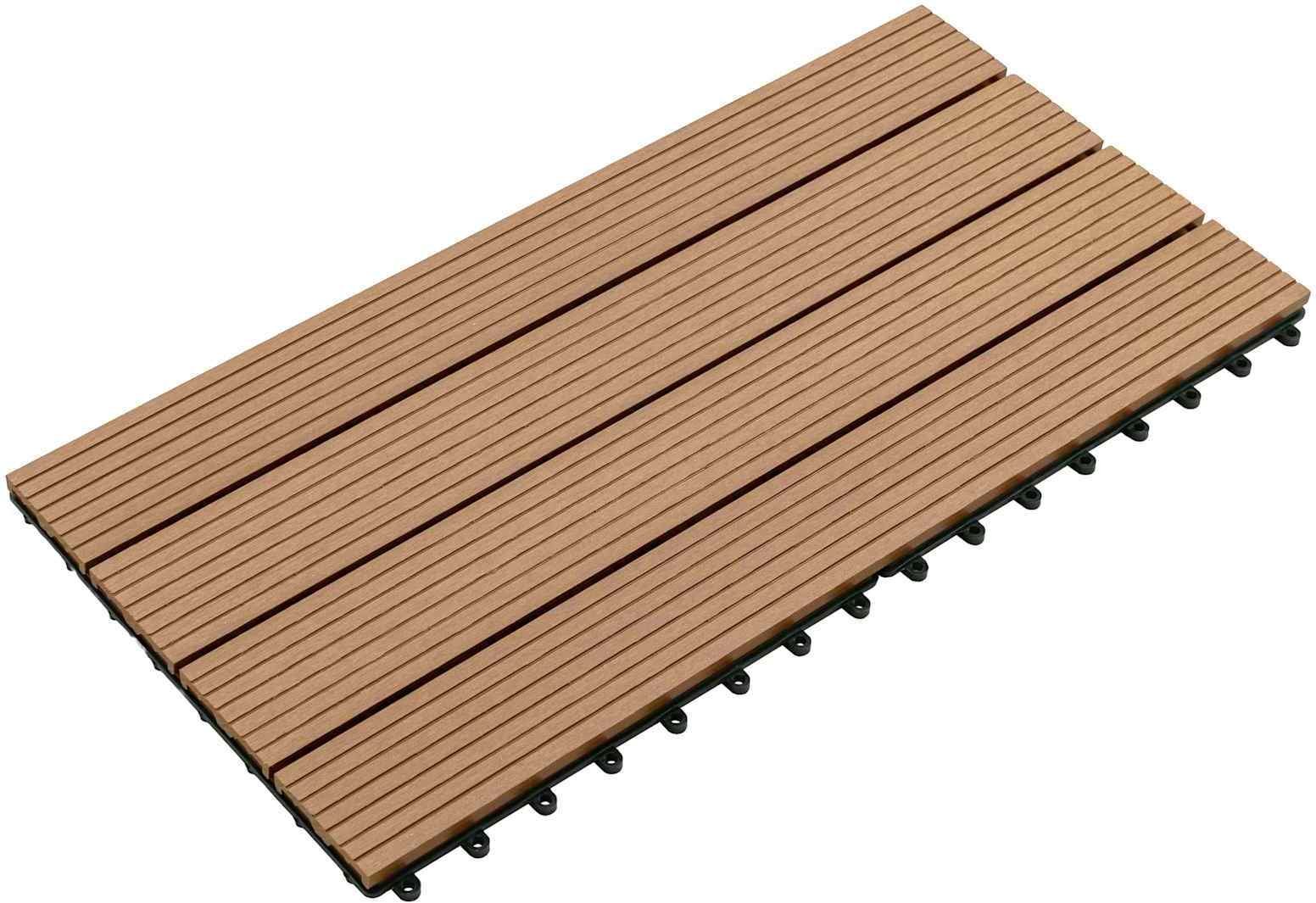 vidaXL vidaXL Płytka Tarasowa 6 pcs Brązowy 60 x 30 cm