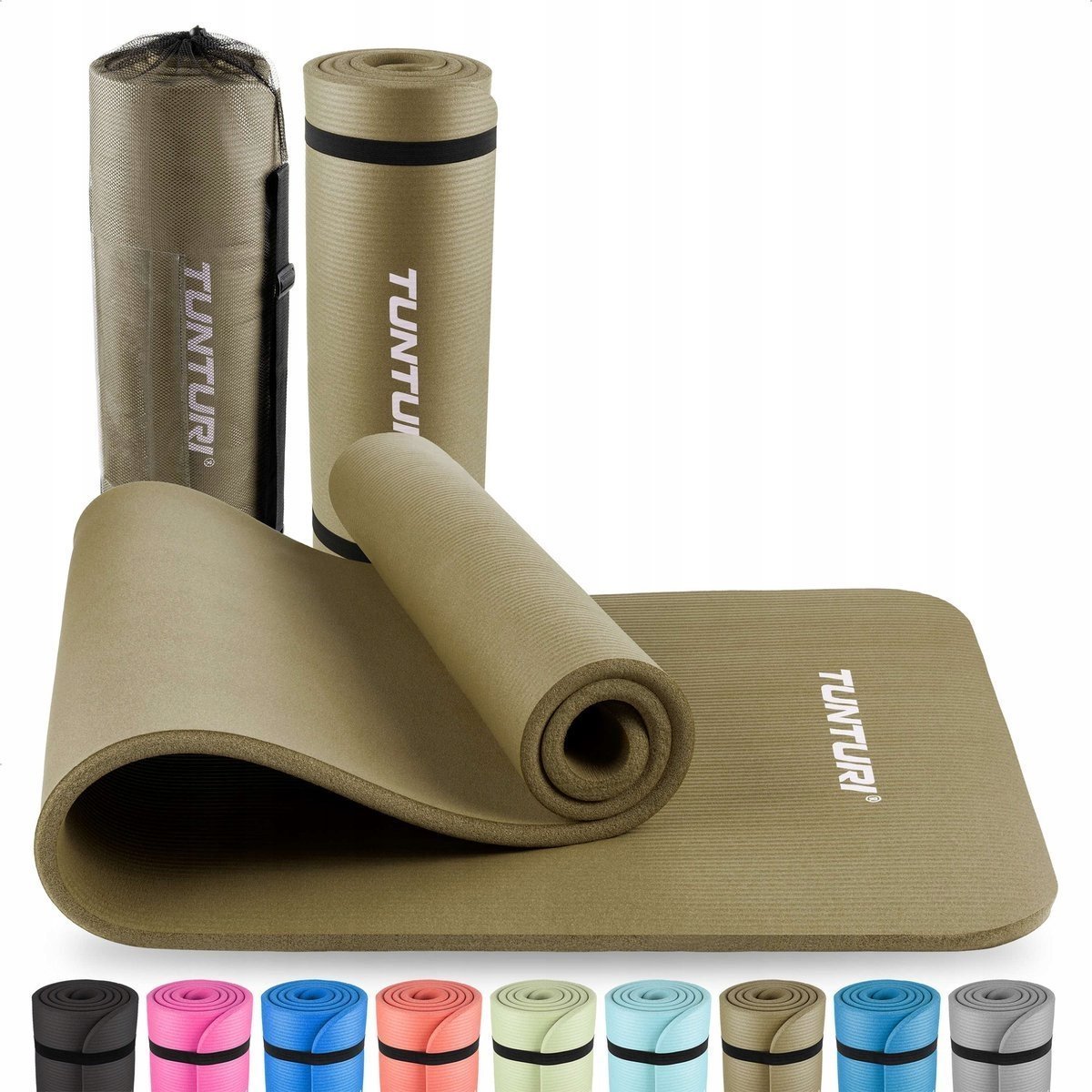 Tunturi Fitneso kilimėlis TUNTURI NBR Fitness Mat (Spalva: Žalia)