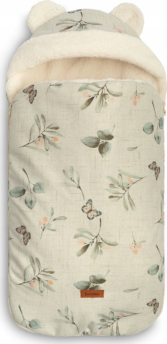 Sensillo ŚPIWOREK DO FOTELIKA I WÓZKA GŁĘBOKIEGO OLIWKA VINTAGE